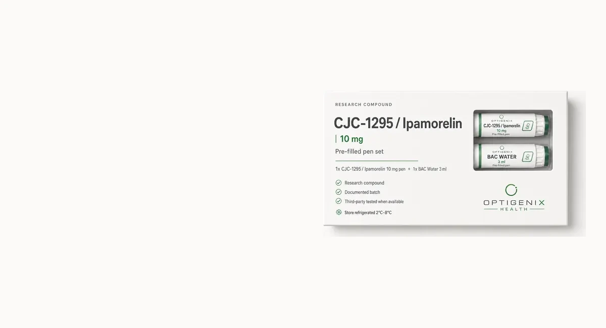 CJC-1295 and Ipamorelin freeze-dried pen set composition