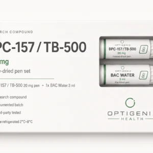 BPC-157 and TB-500 20mg freeze-dried pen set packaging