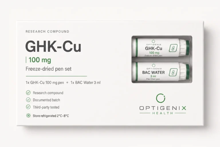 GHK-Cu 100mg freeze-dried pen set packaging