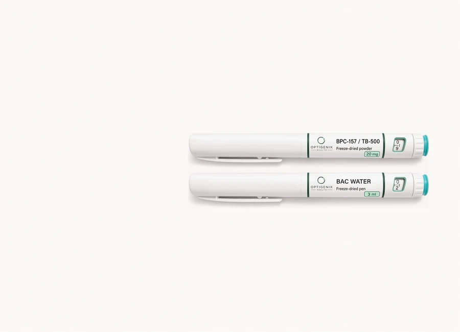 BPC-157 and TB-500 freeze-dried pen and BAC water pen composition